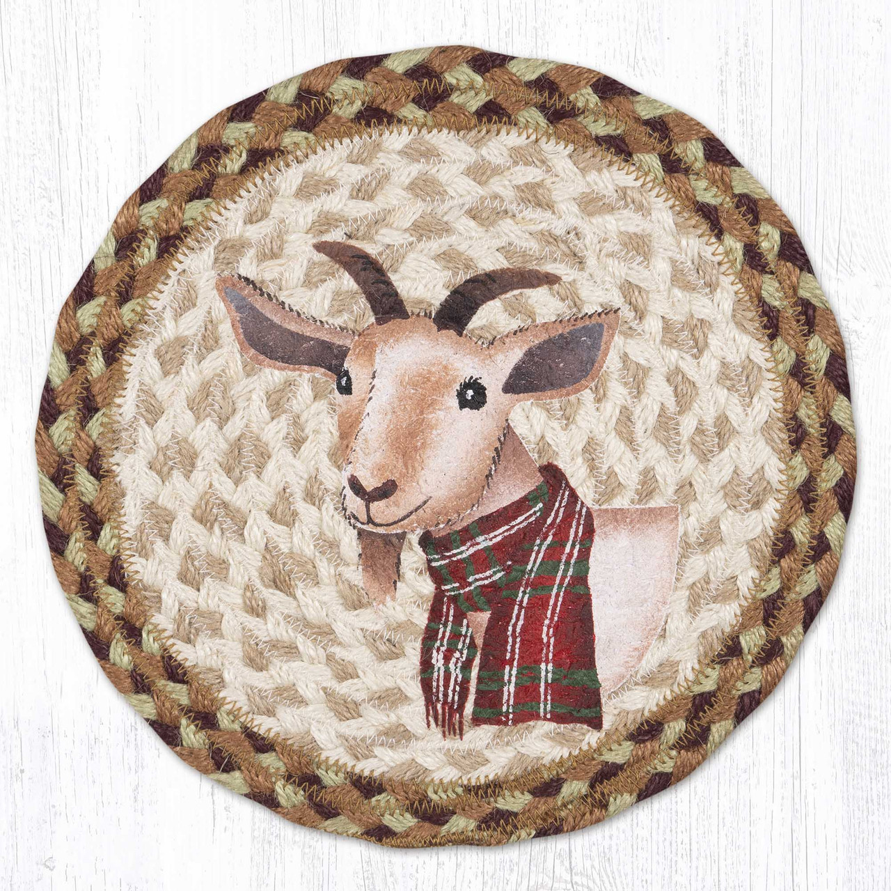 10" Winter Goat Trivet MSPR-413