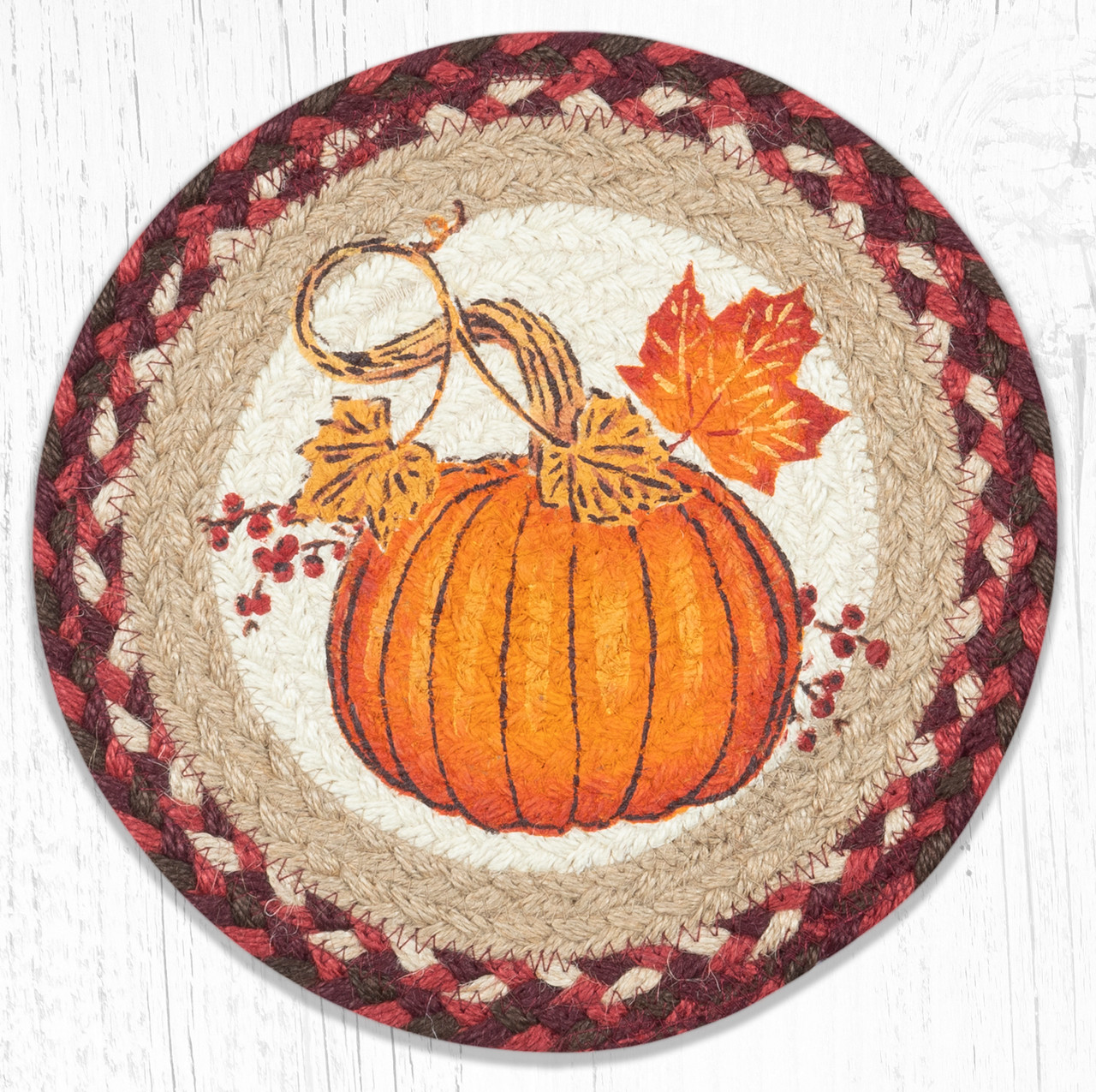 10" Autumn Pumpkin Trivet MSPR-417