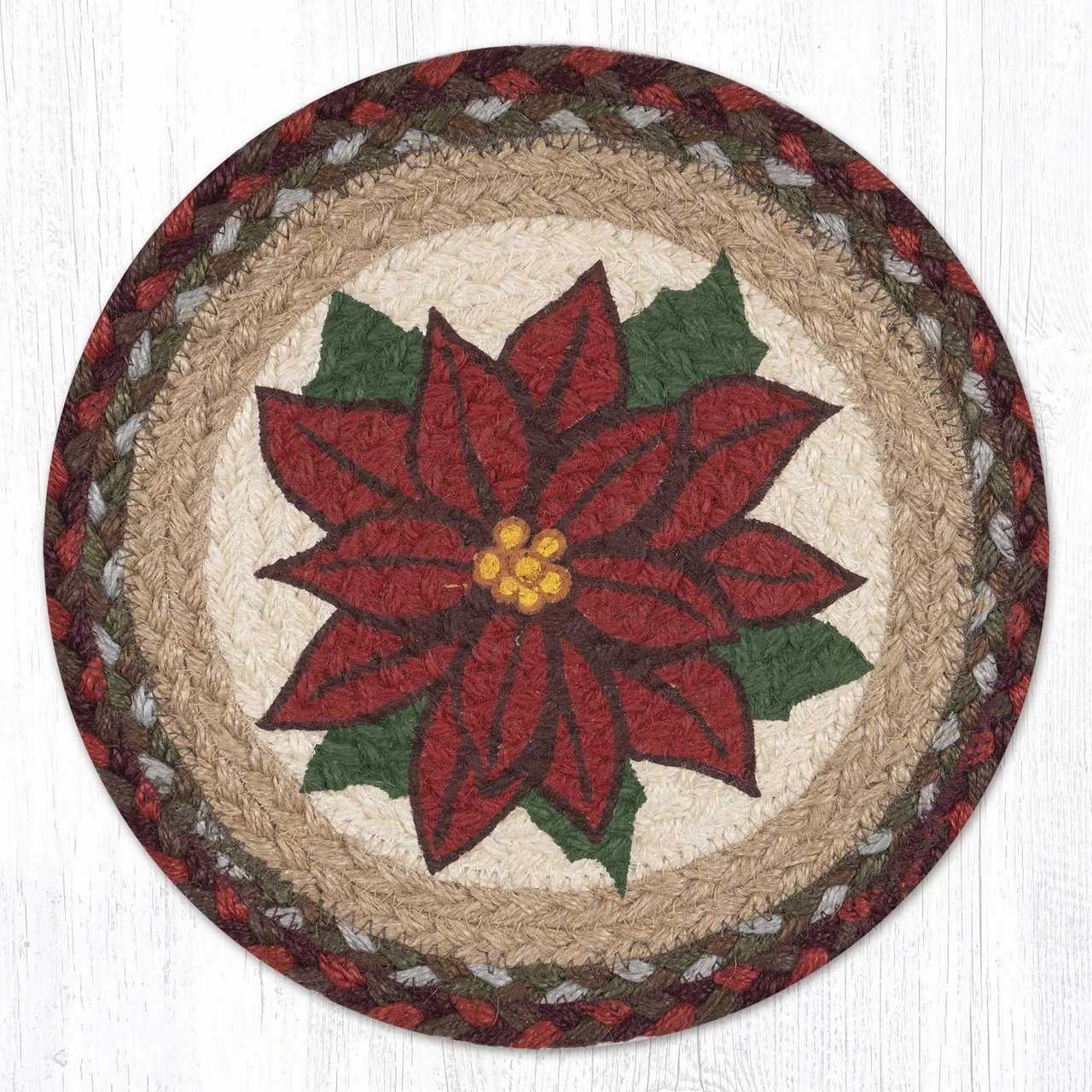 10" Poinsettia Trivet MSPR-417