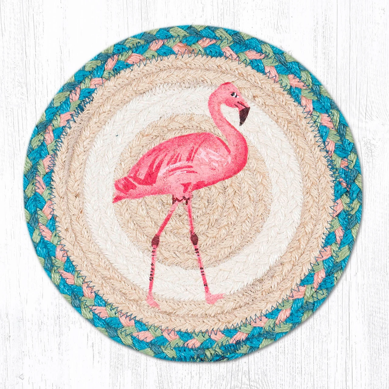 10" Pink Flamingo Trivet MSPR-586