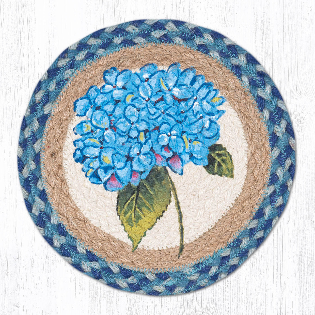 10" Blue Hydrangea Trivet MSPR-592