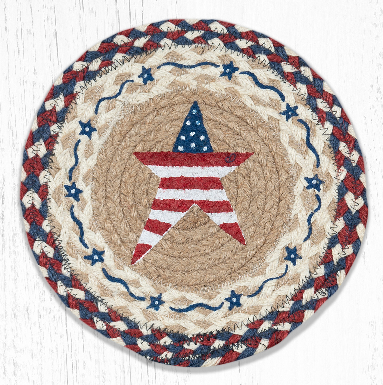 10" Primitive American Star Trivet MSPR-618