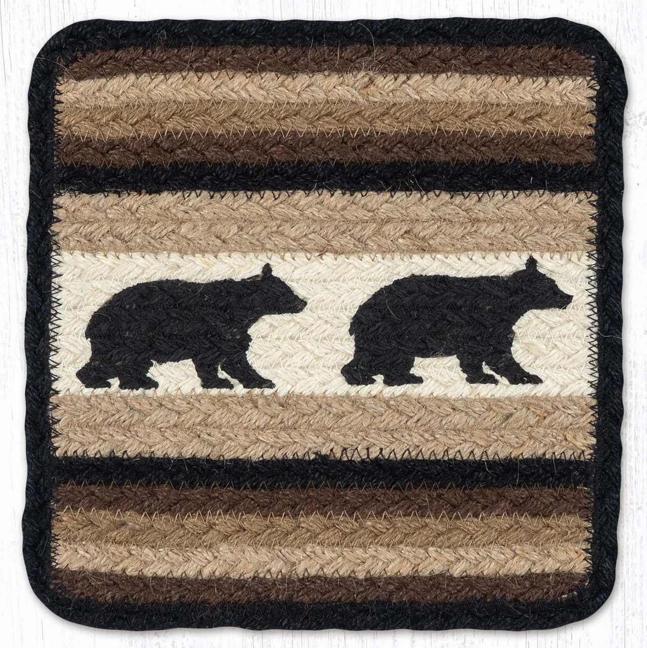 8.85" Cabin Bear Trivets V-313