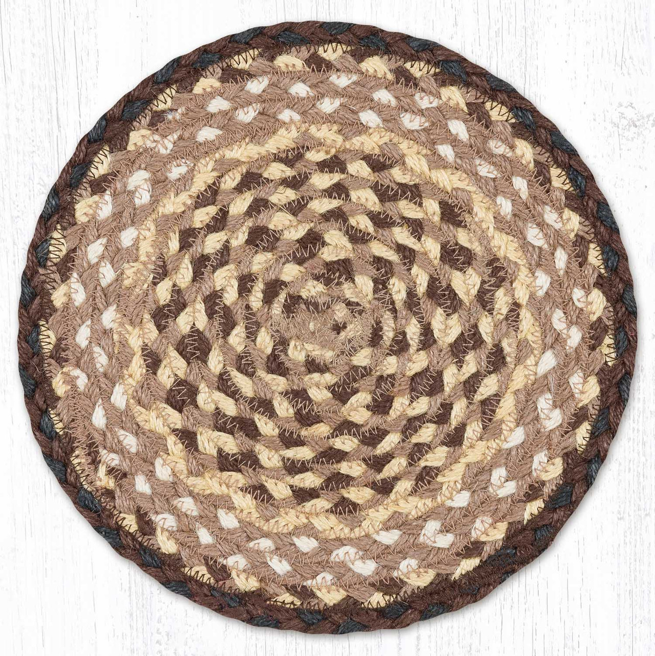 10" Chocolate/Natural Trivet MS-017