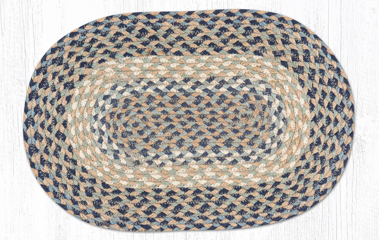 10"x15" Blue/Natural Miniature Swatch MS-005