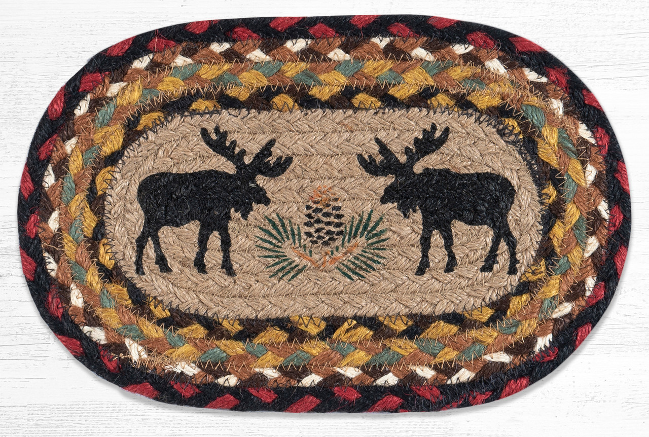 7.5"x11" Black Moose Swatch" OMSP-019