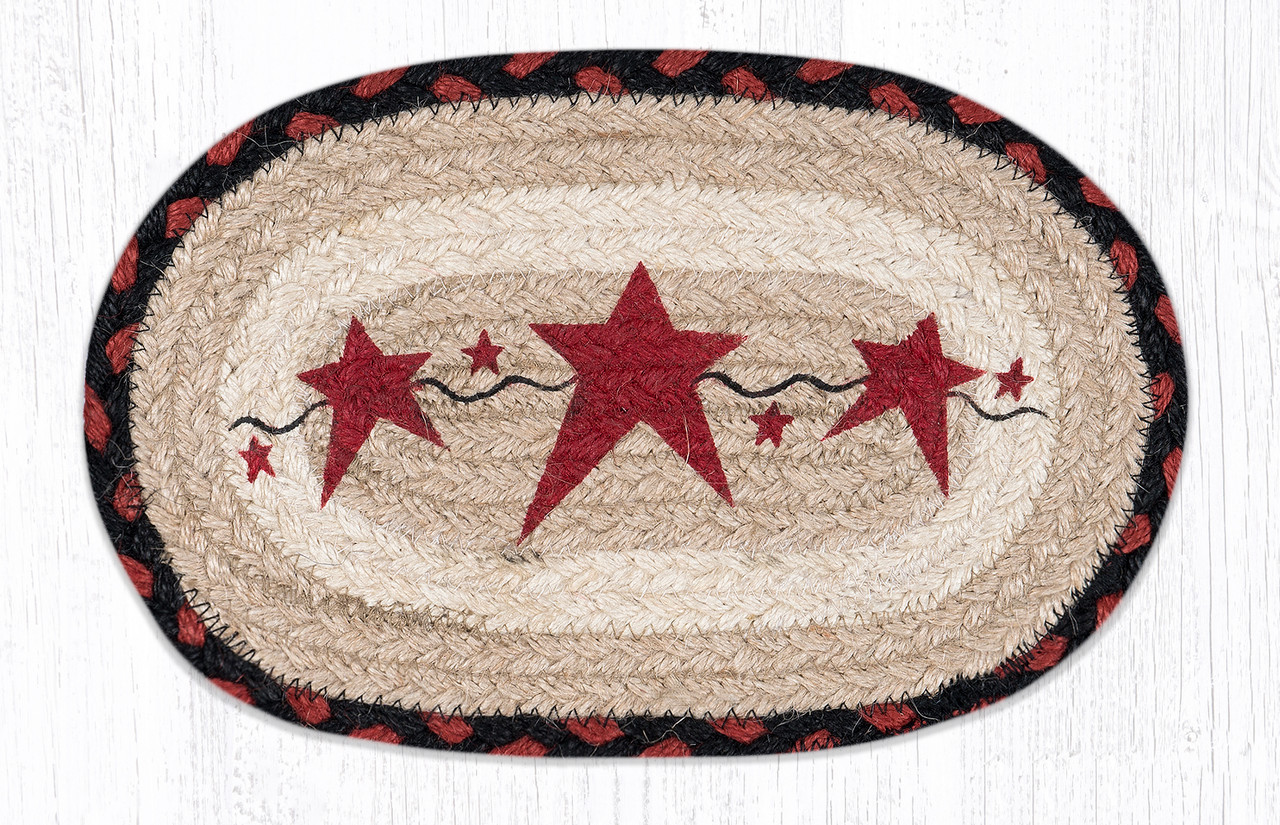 7.5"x11" Primitive Star Burg Swatch" OMSP-019