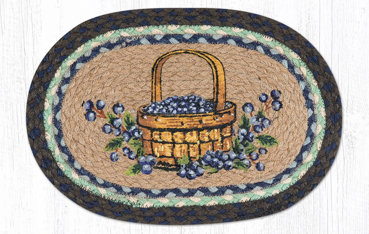 10"x15" Blueberry Basket Miniature Swatch MSP-312