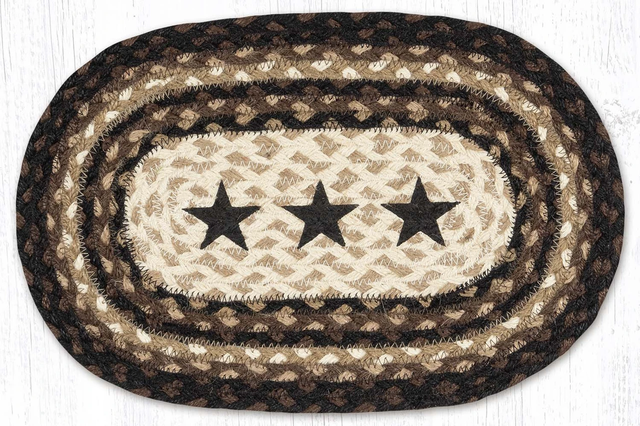 10"x15" Black Stars Miniature Swatch MSP-313
