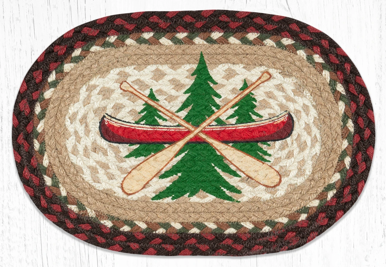 10"x15" Adirondack Canoe Miniature Swatch MSP-607
