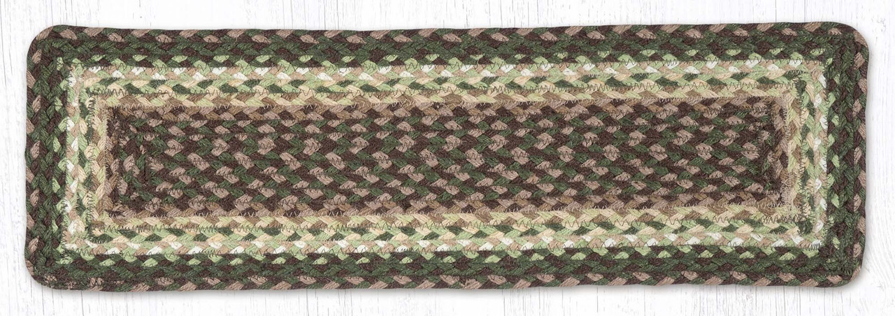8.25"x27" Brown/Cactus Stair Tread C-786