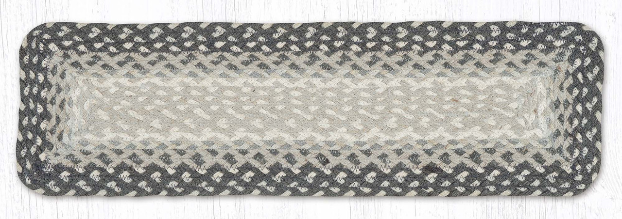 8.25"x27" Gray/Sand/Ivory Stair Tread C-890
