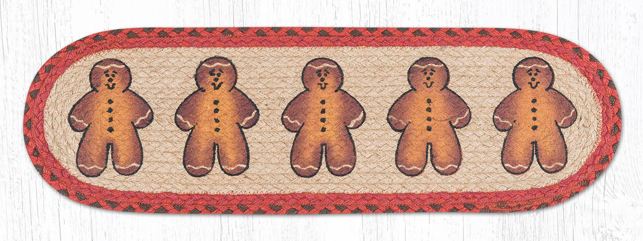 8.25"x27" Gingerbread Men Stair Tread ST-OP-111