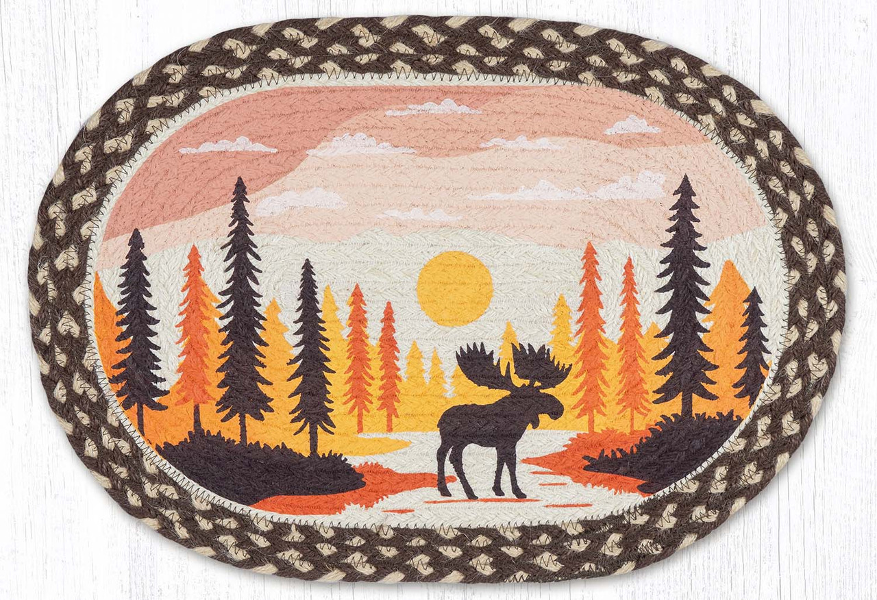 13"x19" Moose Crossing Placemat PM-OP-518