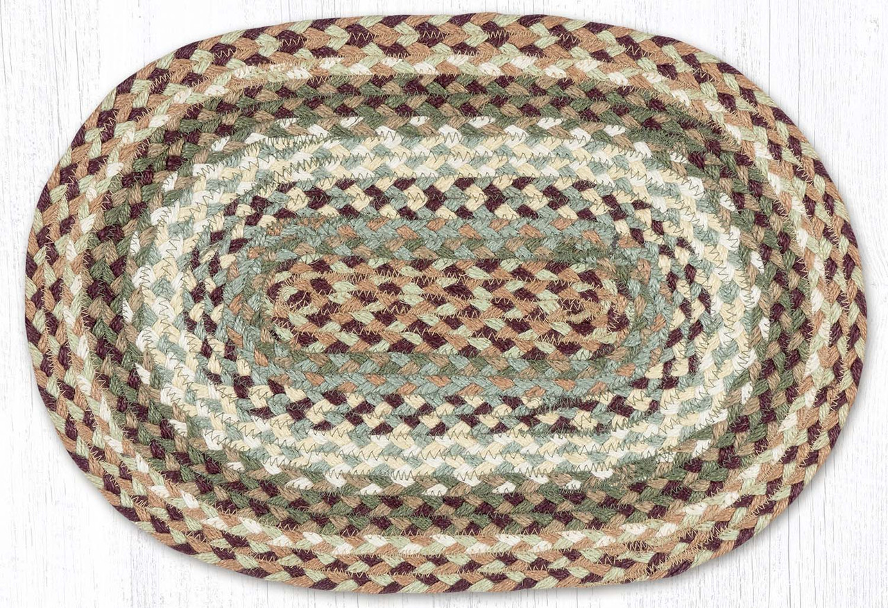 13"x19" Buttermilk/Cranberry Placemat C-413