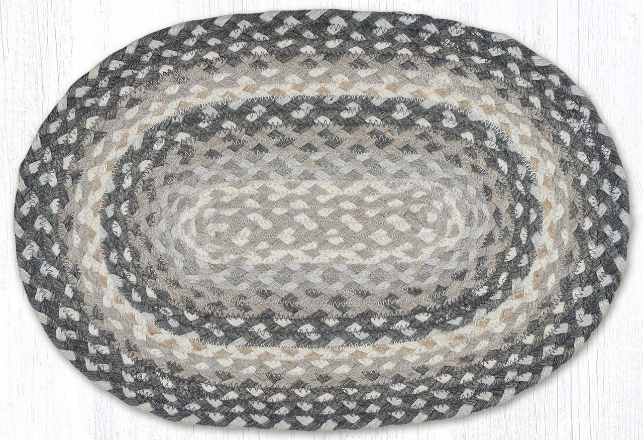 13"x19" Gray/Sand/Ivory Placemat C-890