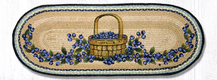 13"x36" Blueberry Basket Table Runner OP-312