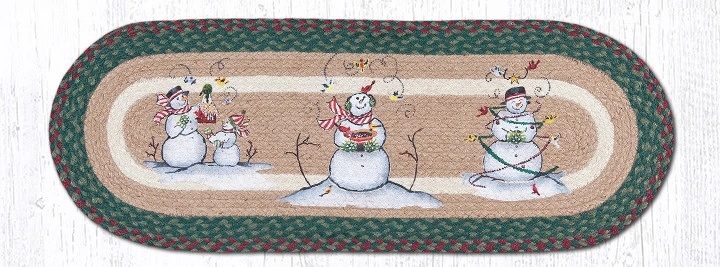 13"x36" Snowmen Table Runner OP-508
