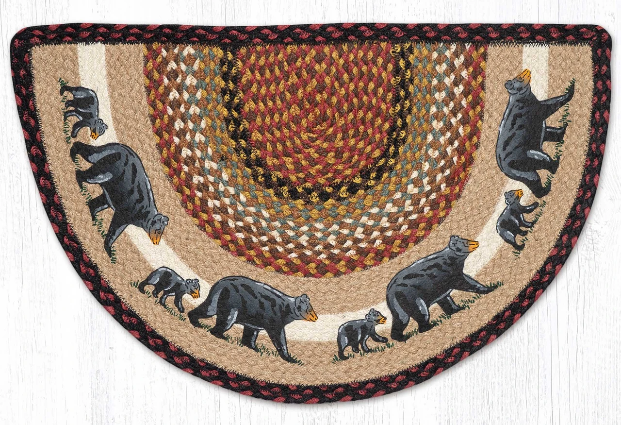 18"x29" Burgundy Mama Bear Baby Bear Slice SCP-319