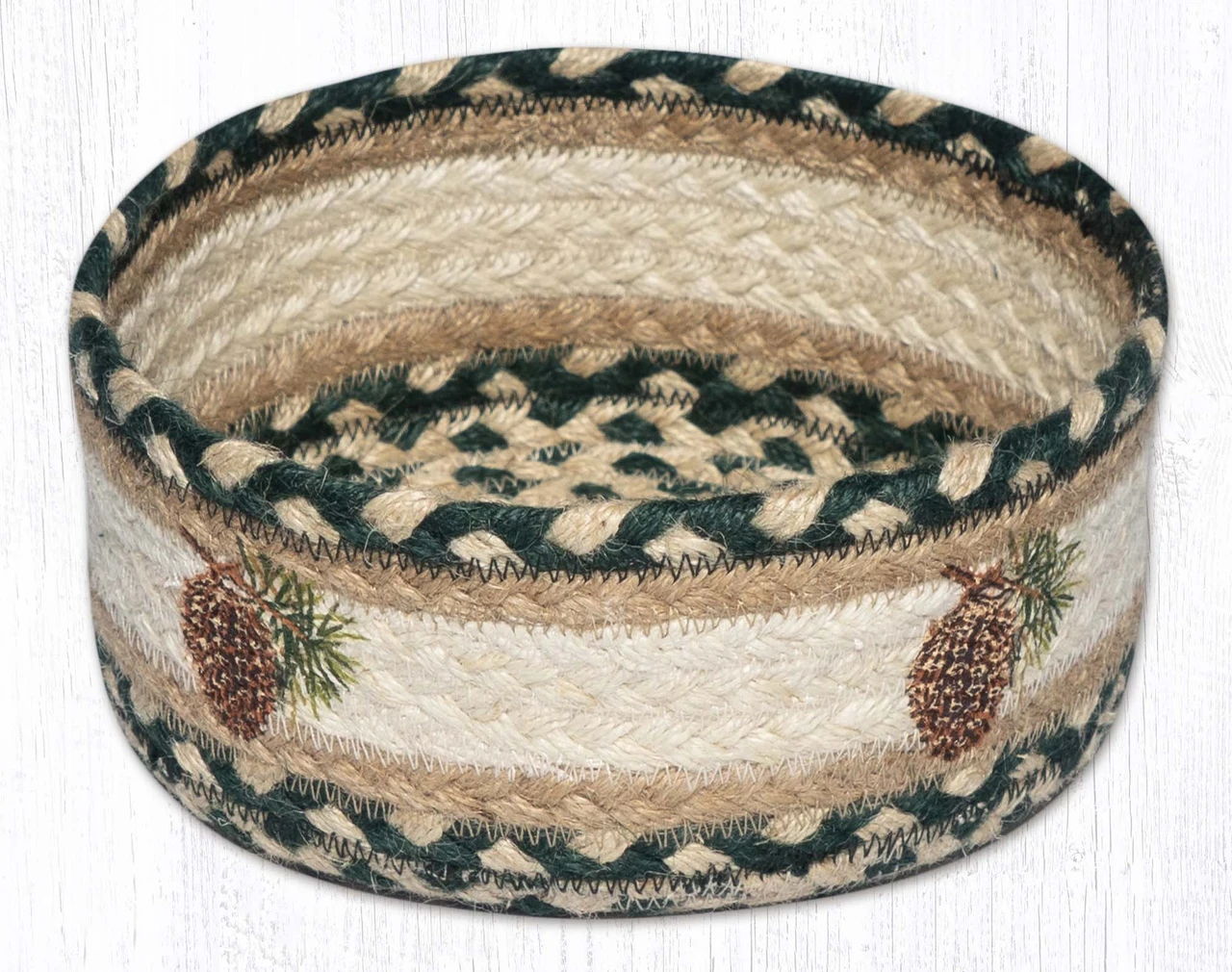 8"x3" Pinecone Casserole Basket CBP-910