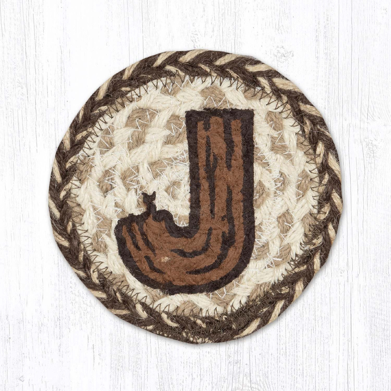 5" Rustic J Coaster IC-9-870
