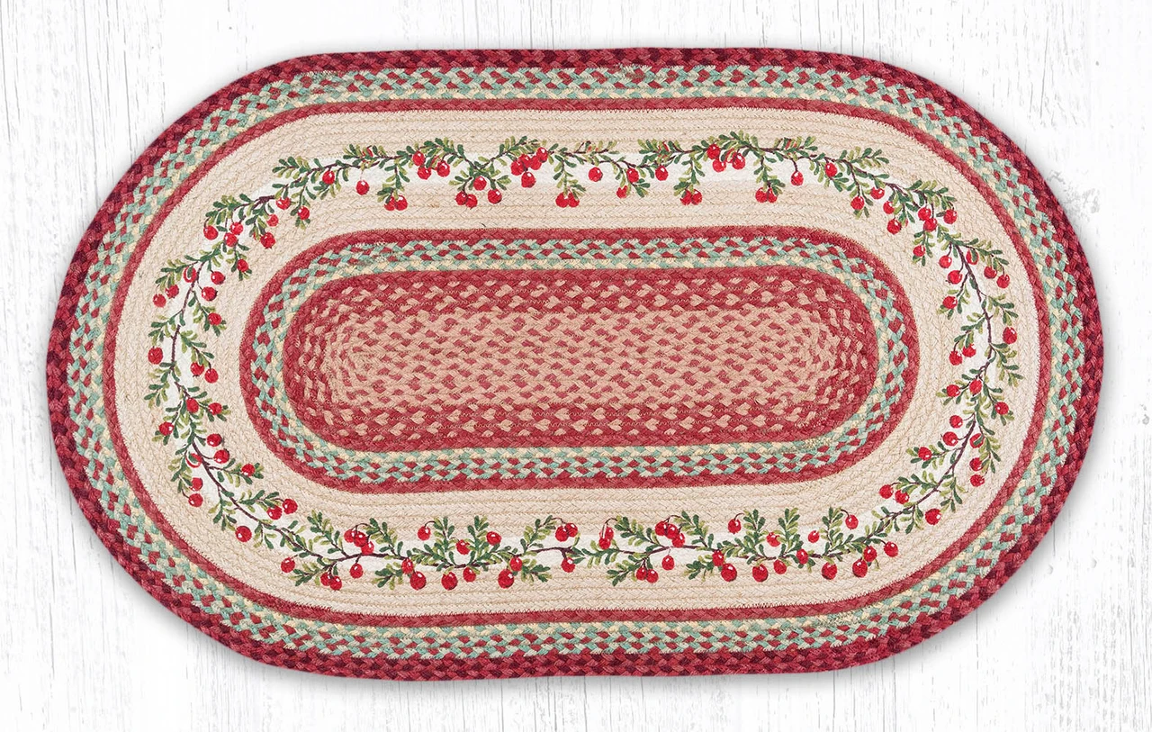 20"x30" - 5'x8' Cranberries Rug OP-390