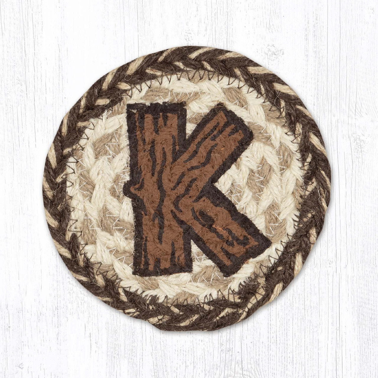 5" Rustic K Coaster IC-9-870