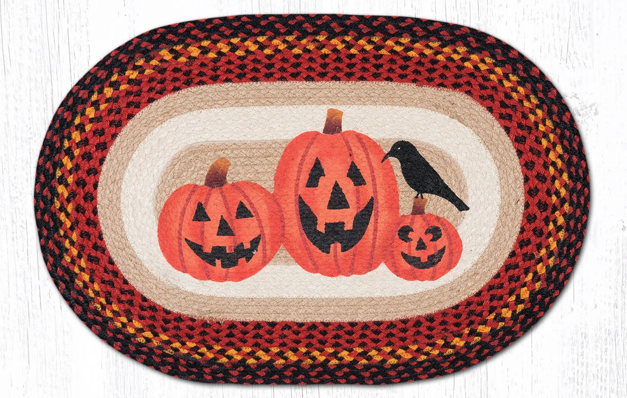 20"x30" Three Jack-O-Lanterns Rug OP-590