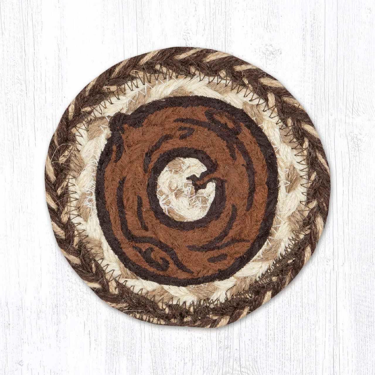 5" Rustic O Coaster IC-9-870
