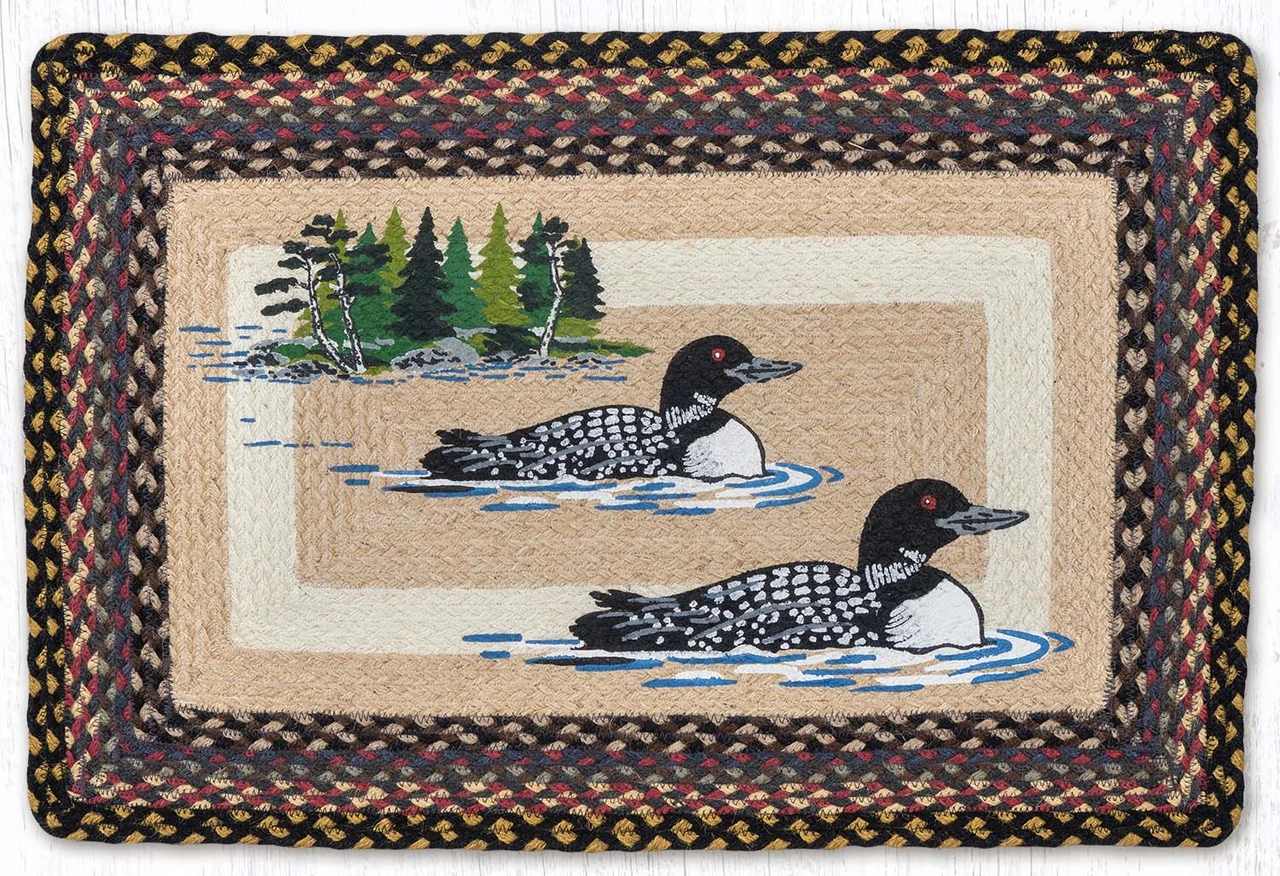 20"x30" Loon Patch Rug PP-043