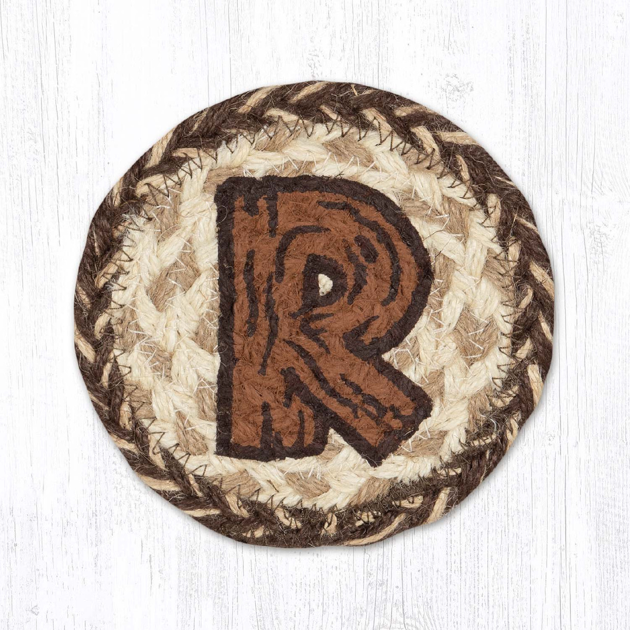 5" Rustic R Coaster IC-9-870
