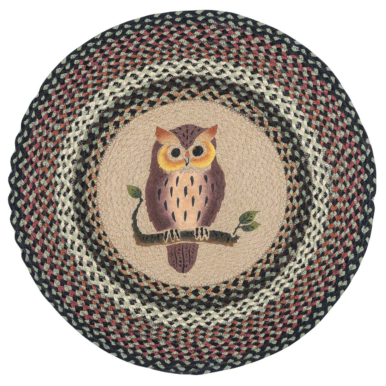 27" Owl Rug RP-220