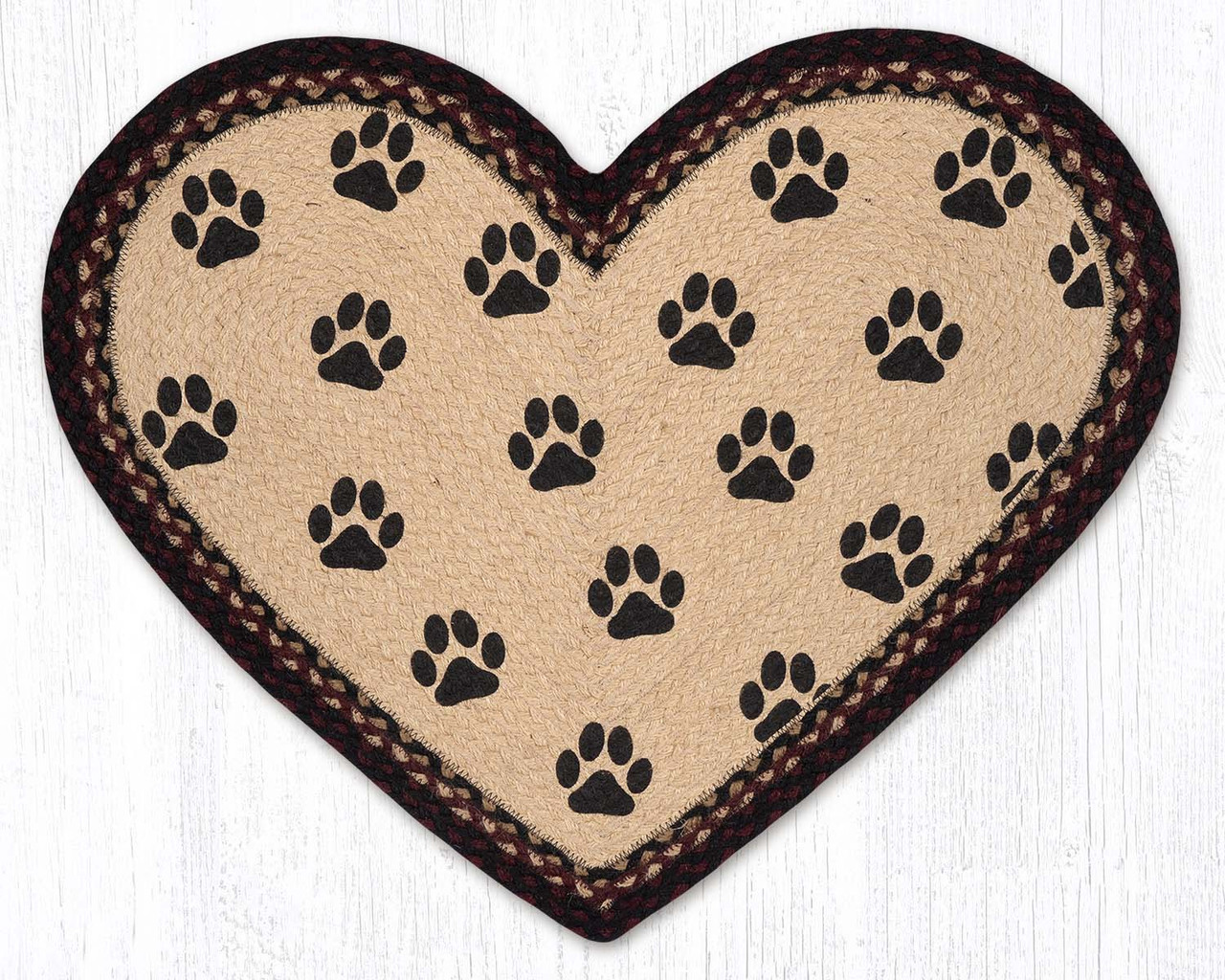 20"x30" Dog Paw Heart Rug HP-344
