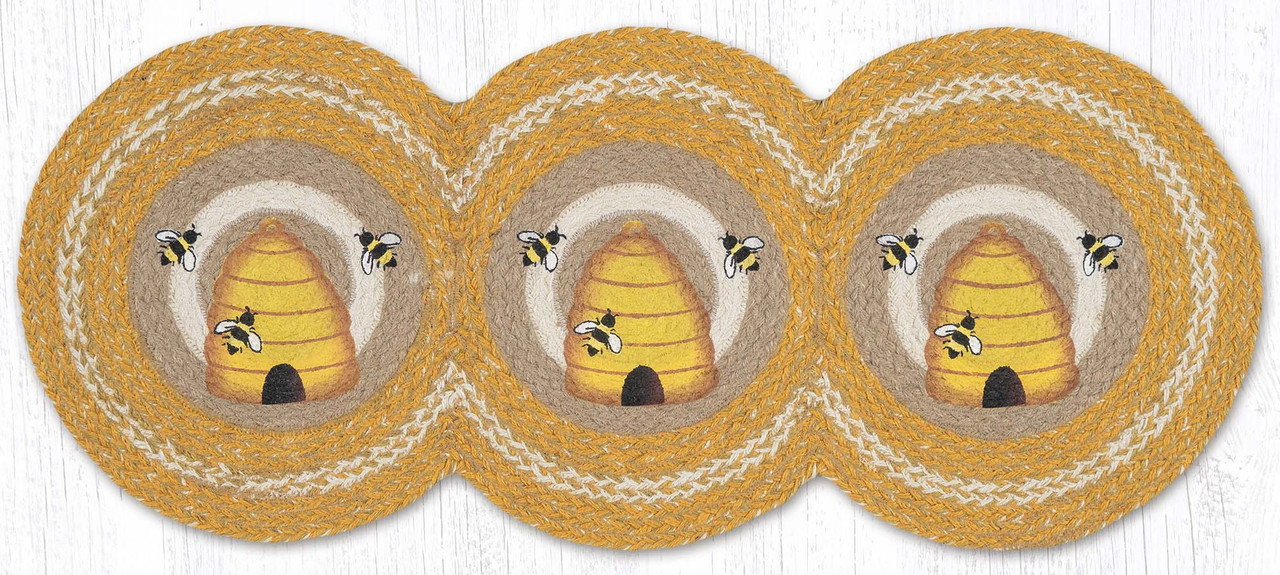 15"x36" Beehive Tri Circle Table Runner TCP-9-101