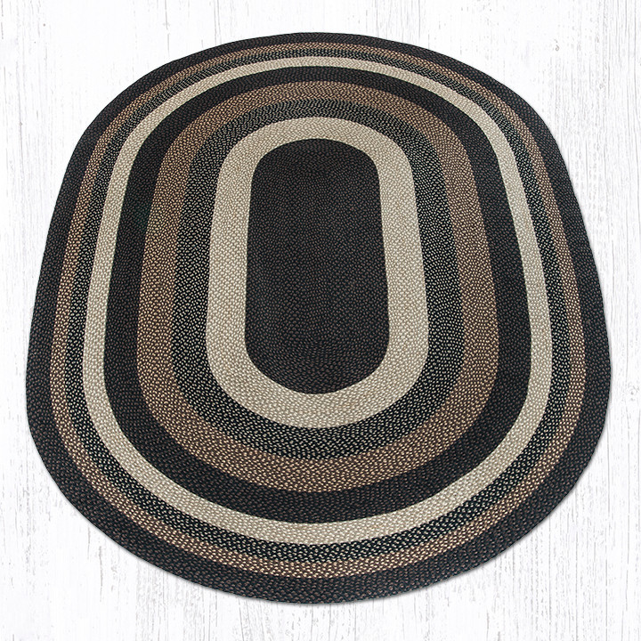 8'x11' Mocha/Frappiccino Oval Rug C-313