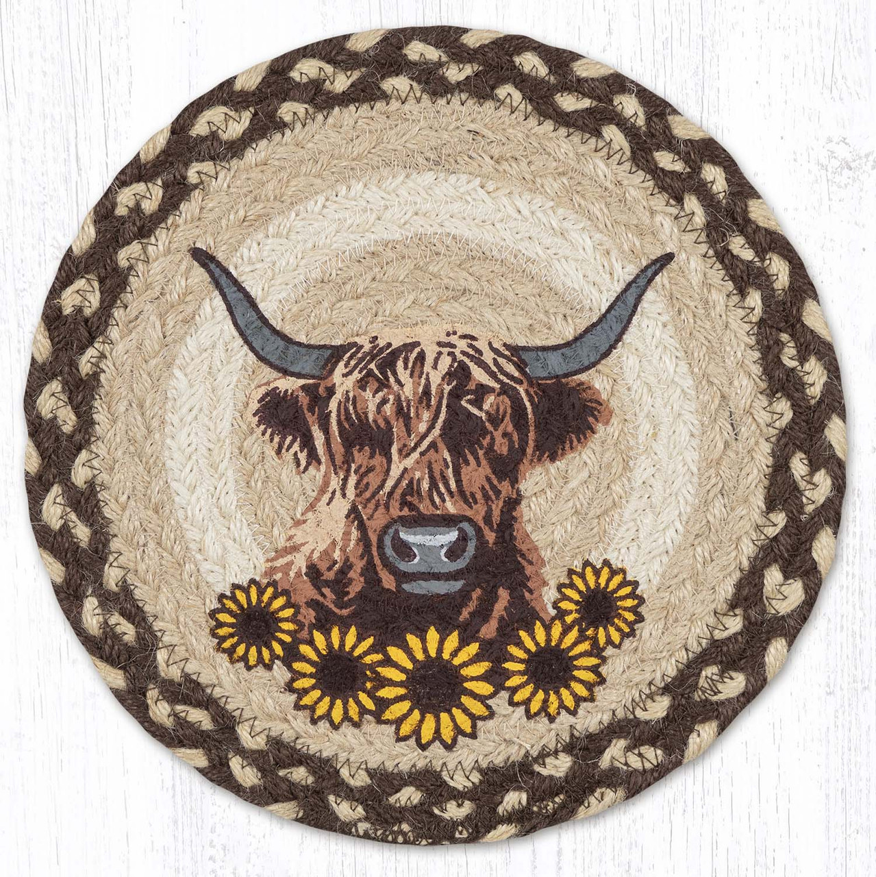 10" Prairie Cow Trivet MSPR-518