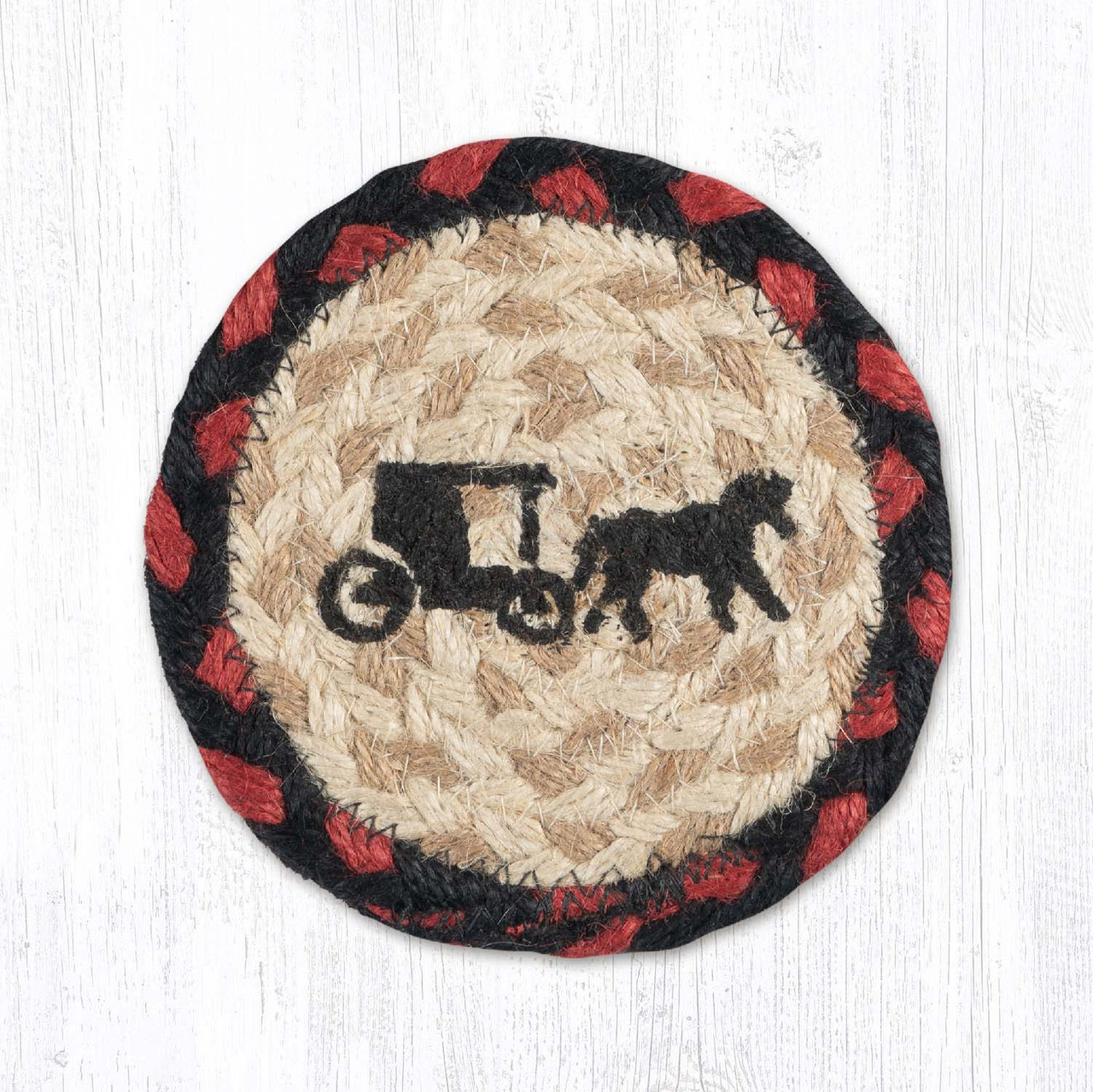 5" Amish Buggy Coaster IC-019