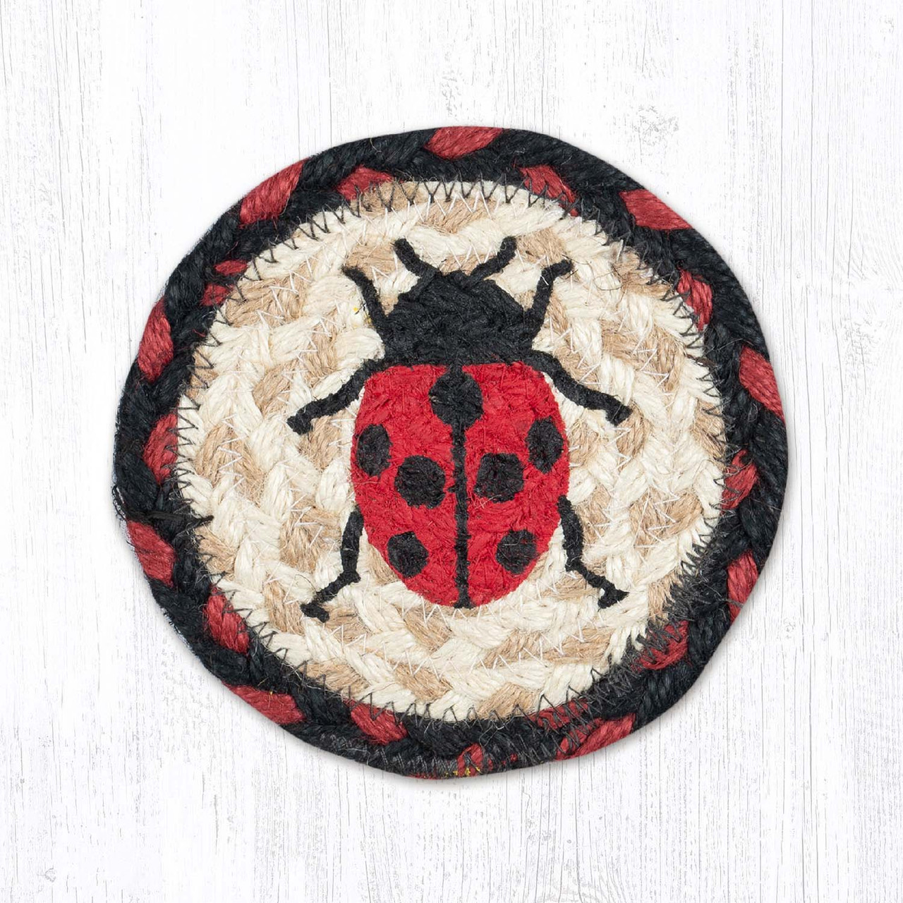 5" Ladybug Coaster IC-019