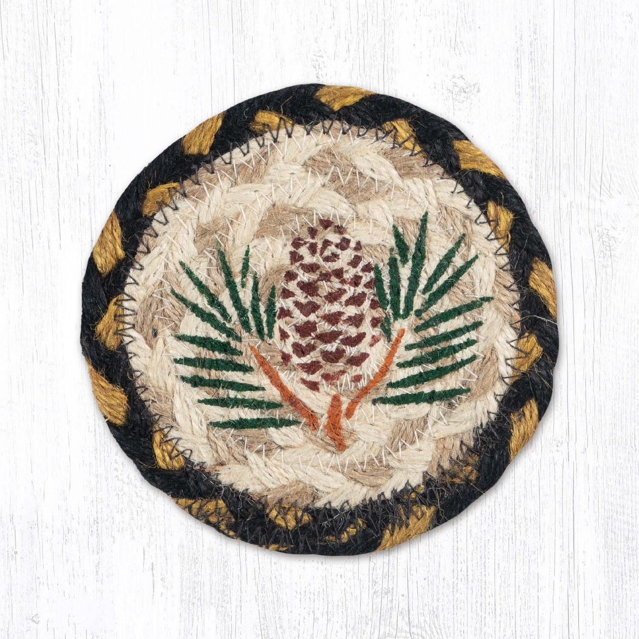 5" Pinecone Coaster IC-043
