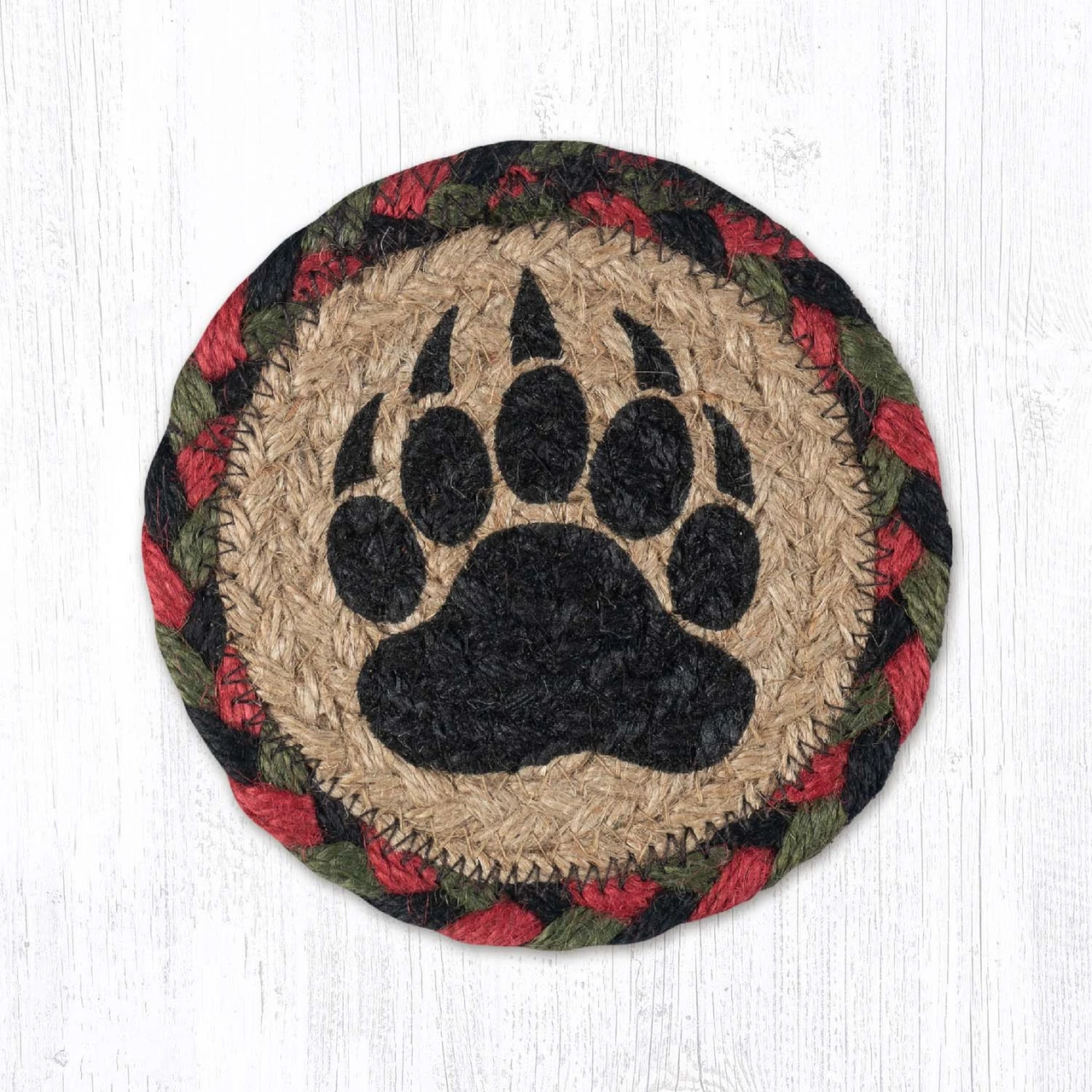 5" Bear Paw Coaster IC-081