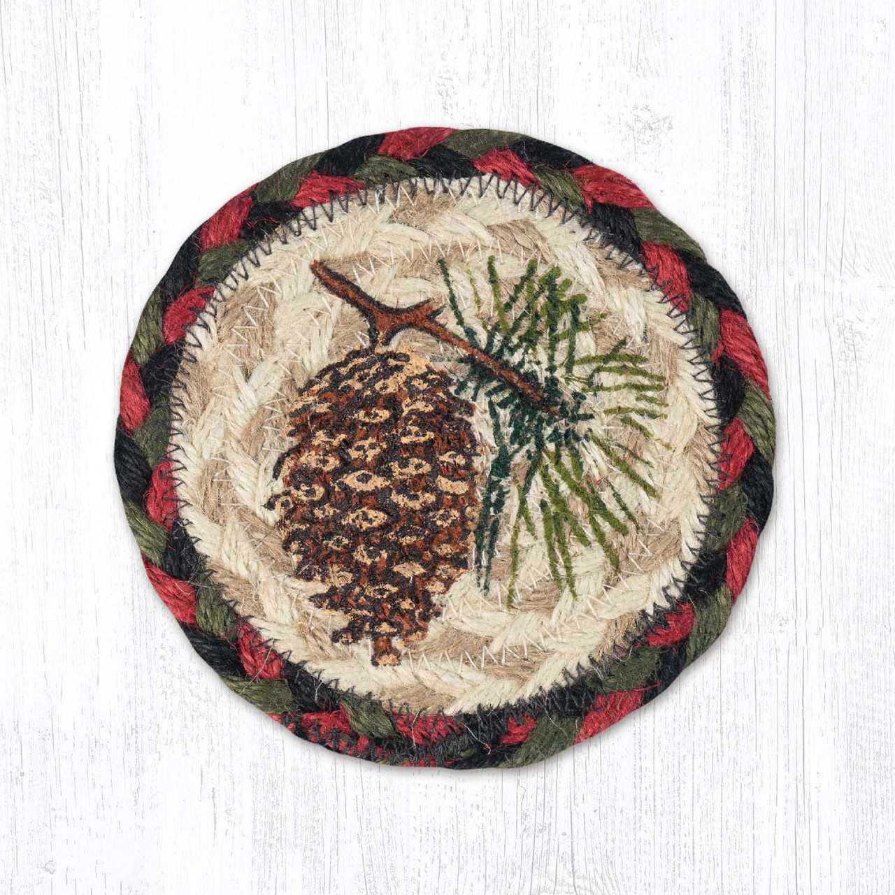 5" Pinecone Coaster IC-081