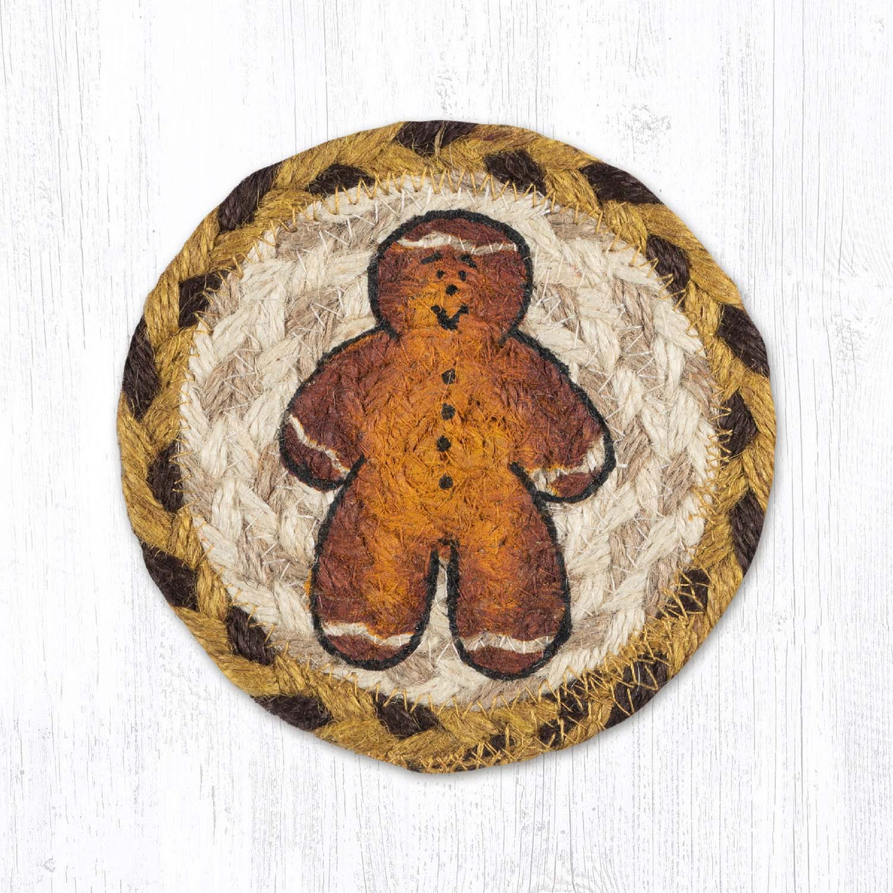 5" Gingerbread Man Coaster IC-111