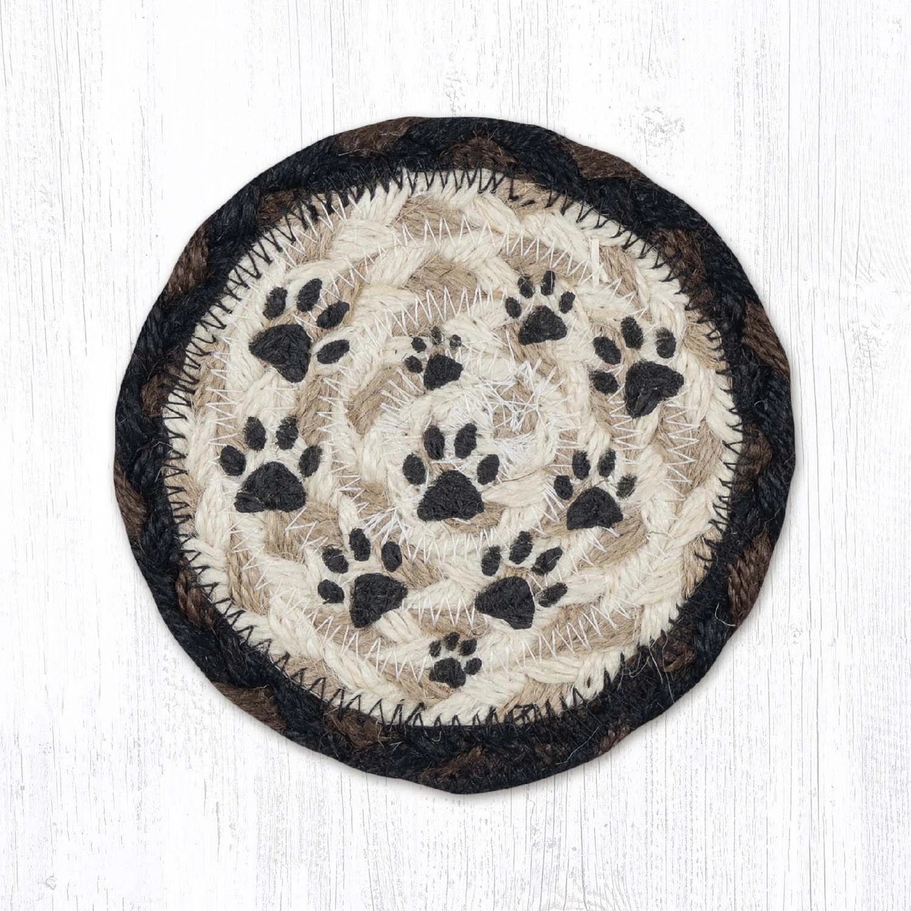 5" Heart Paw Coaster IC-313