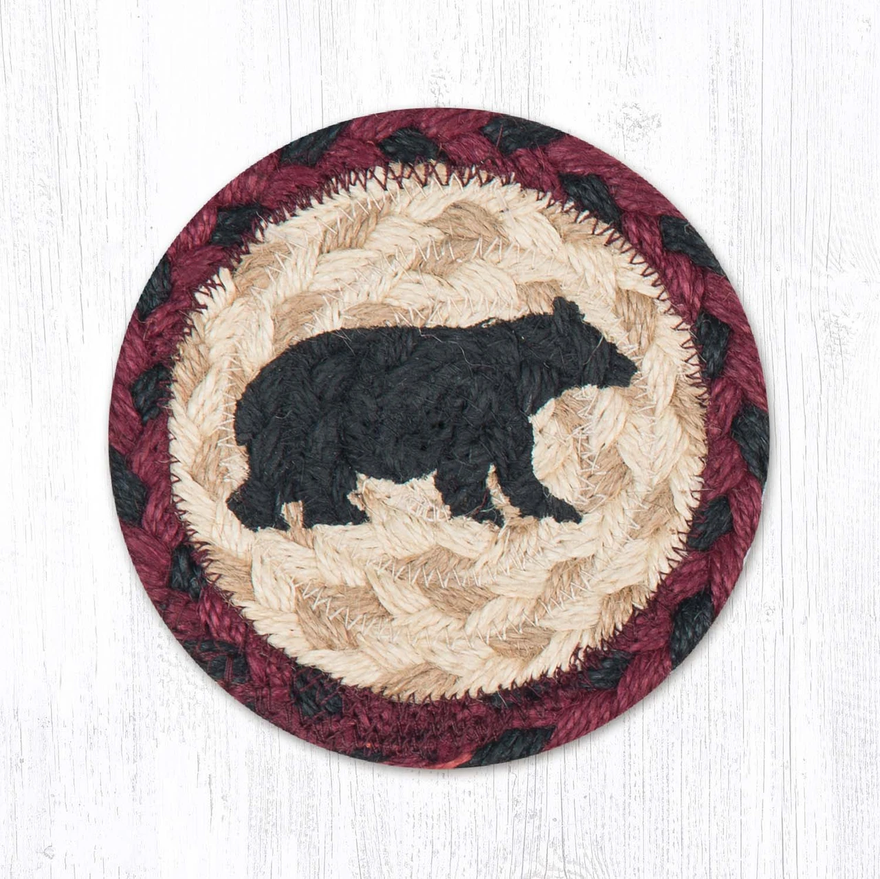 5" Cabin Bear Coaster IC-395