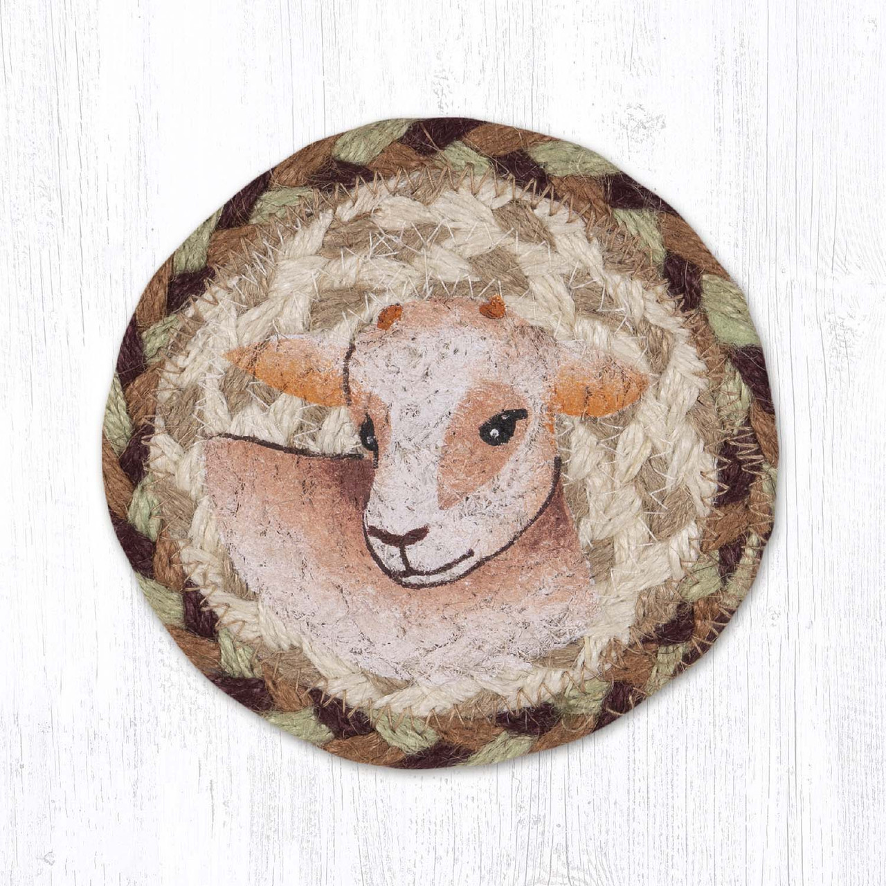 5" Kid Goat Coaster IC-413