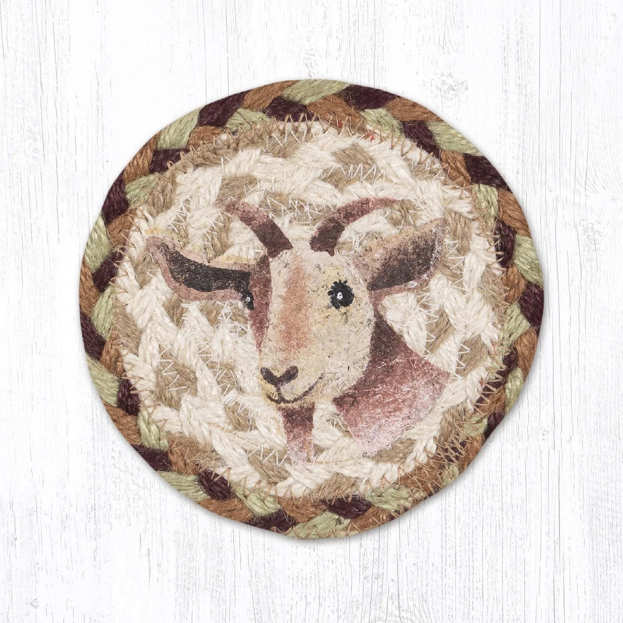 5" Nanny Goat Coaster IC-413