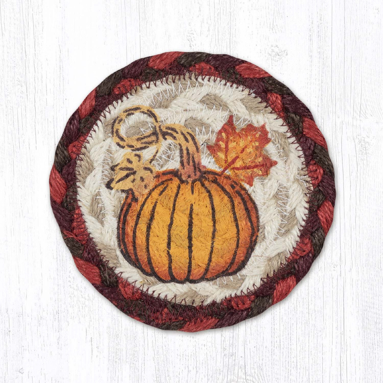 5" Autumn Pumpkin Coaster IC-417