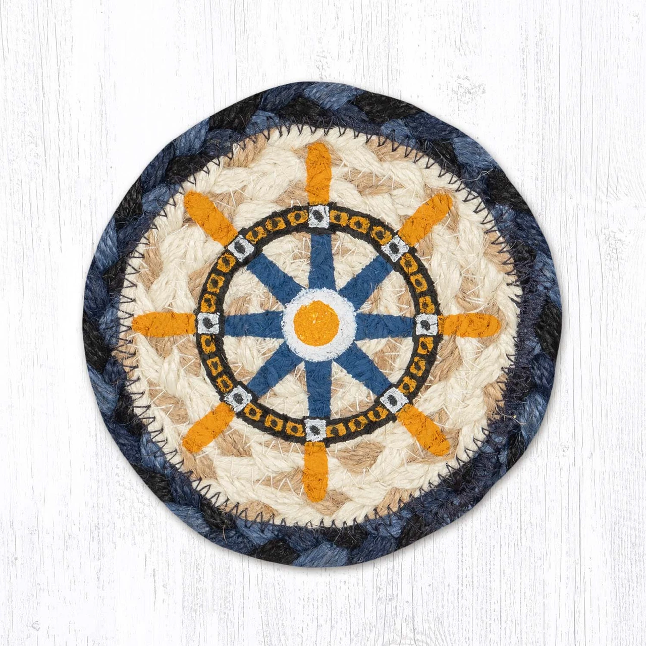 5" Nautical Ship Wheel Coaster IC-443