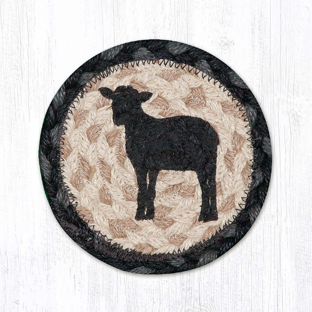 5" Sheep Silhouette Coaster IC-459
