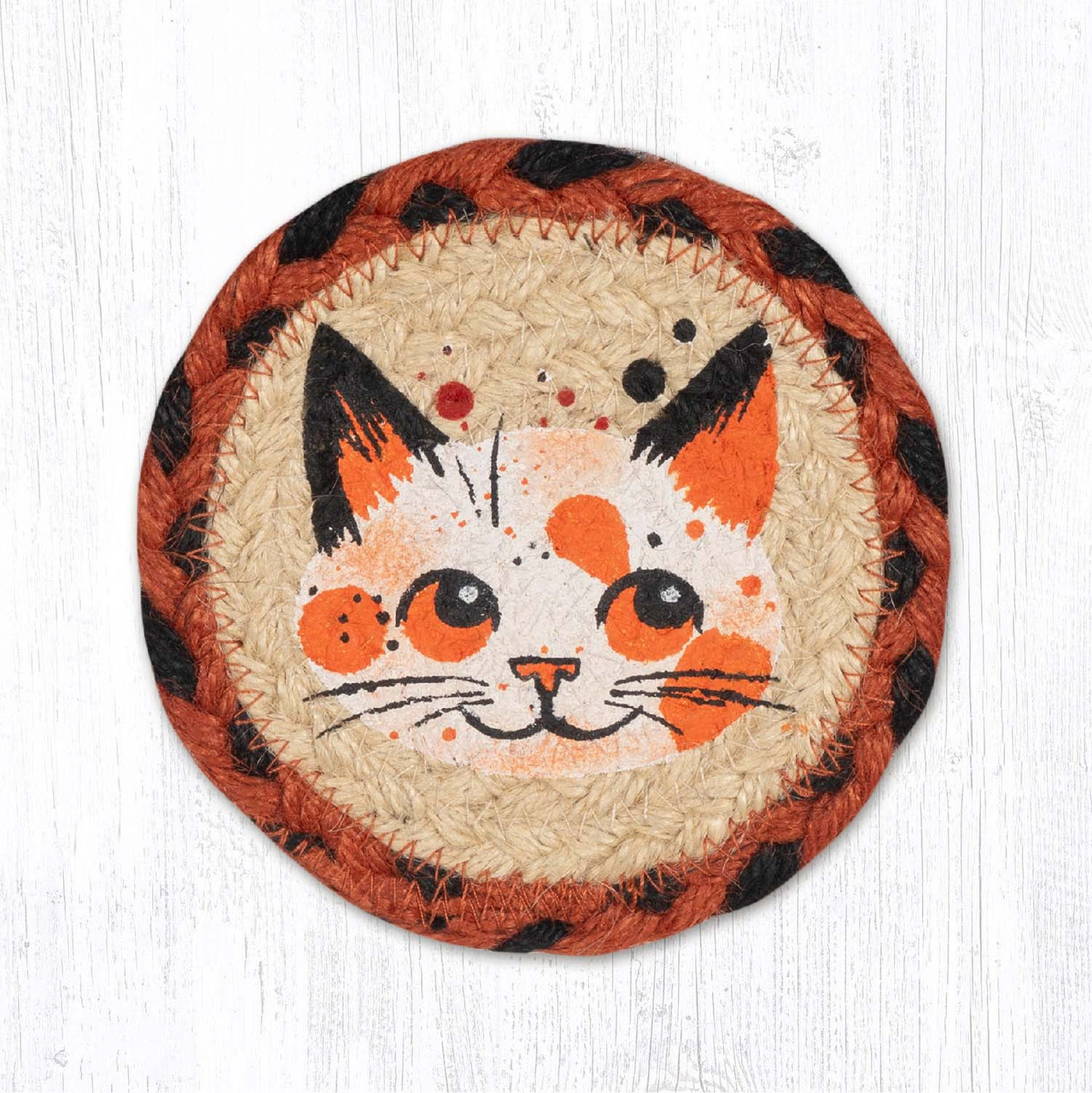 5" Kitty Face Coaster IC-503